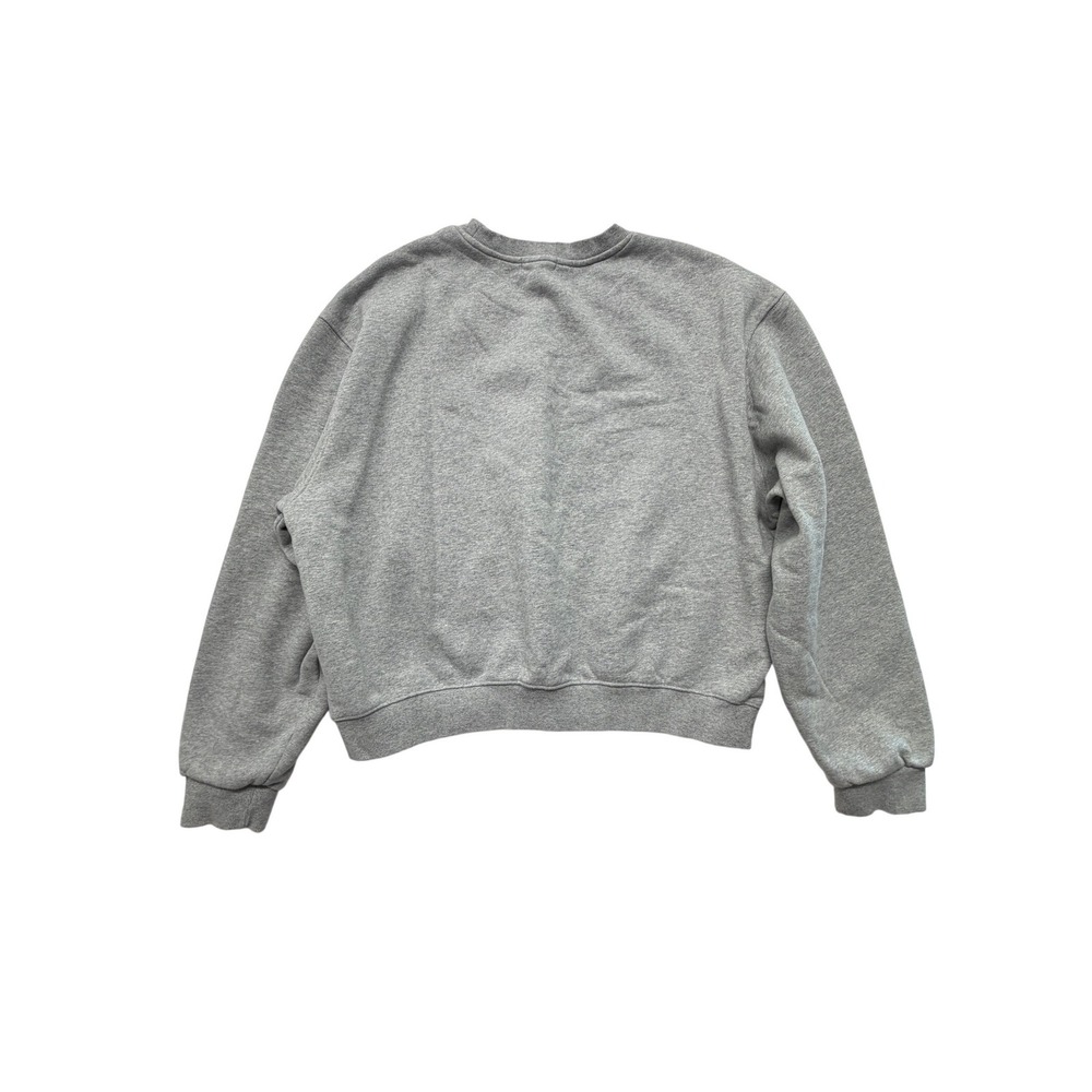 Good American Good Mama 100% Cotton Beaded Sweatshirt Heather Grey 4 XL - Picture 6 of 9